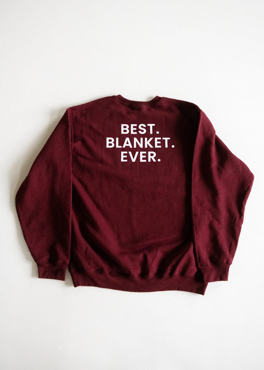 Minky Couture Sweatshirt - Maroon