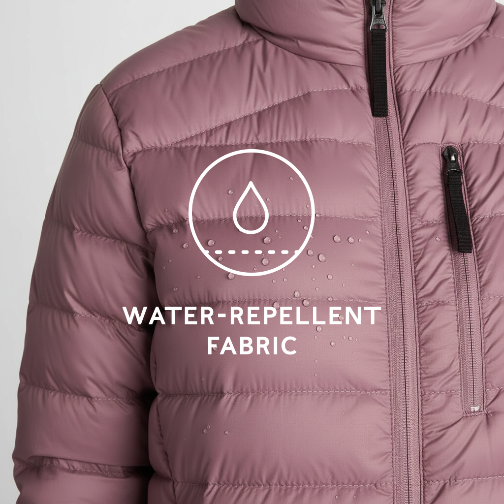 North Womens RDS Certified Down Jacket - Mauve - Image 7