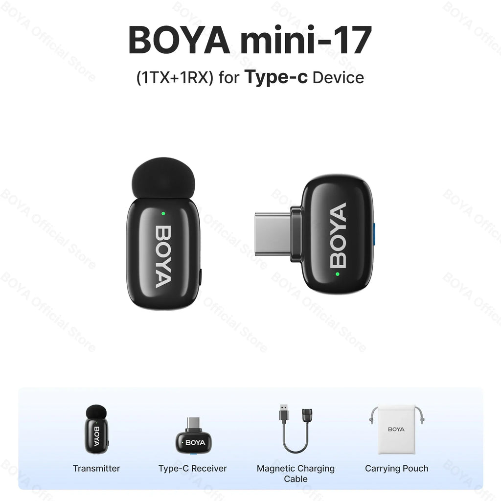 BOYA Mini Wireless Lavalier Lapel Microphone - Image 12