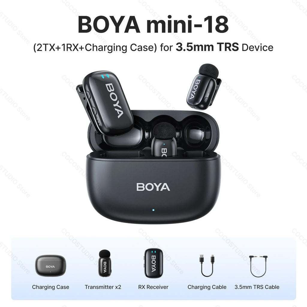 BOYA Mini Wireless Lavalier Lapel Microphone - Image 17