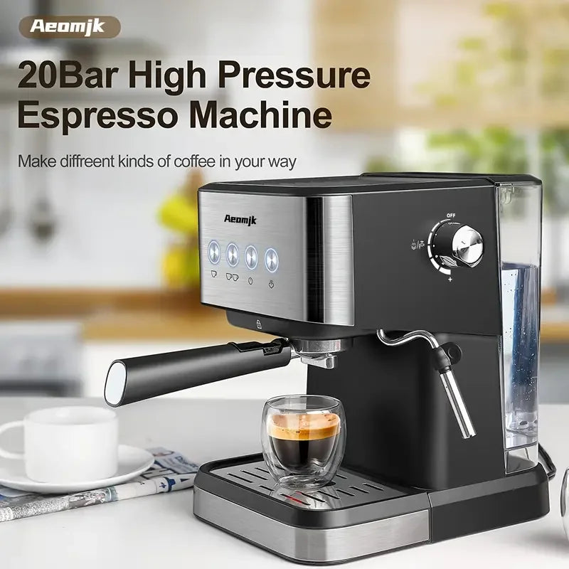 Aeomjk 20 Bar Semi-Automatic Espresso Machine - Image 2