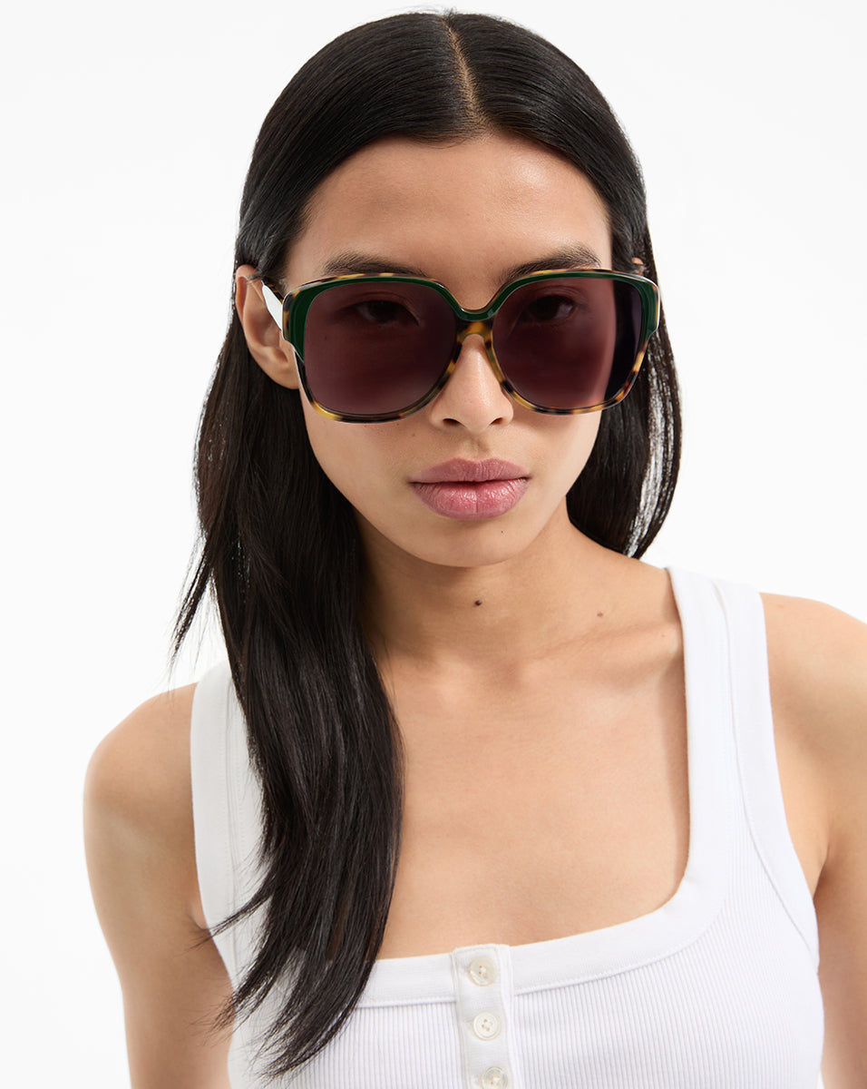 Brigitte Oversized Sunglasses - Image 2
