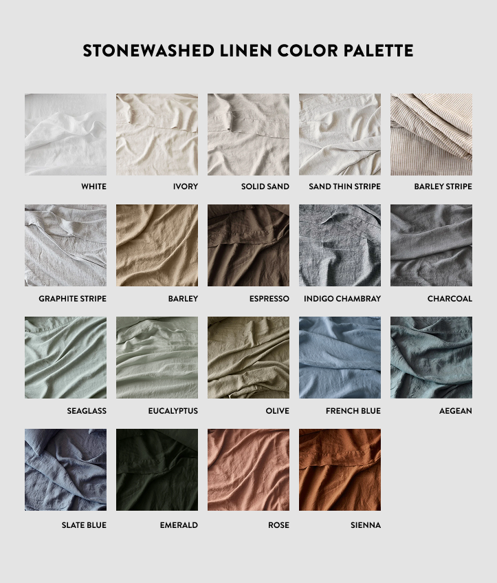 Stonewashed Linen Euro Shams - Image 77
