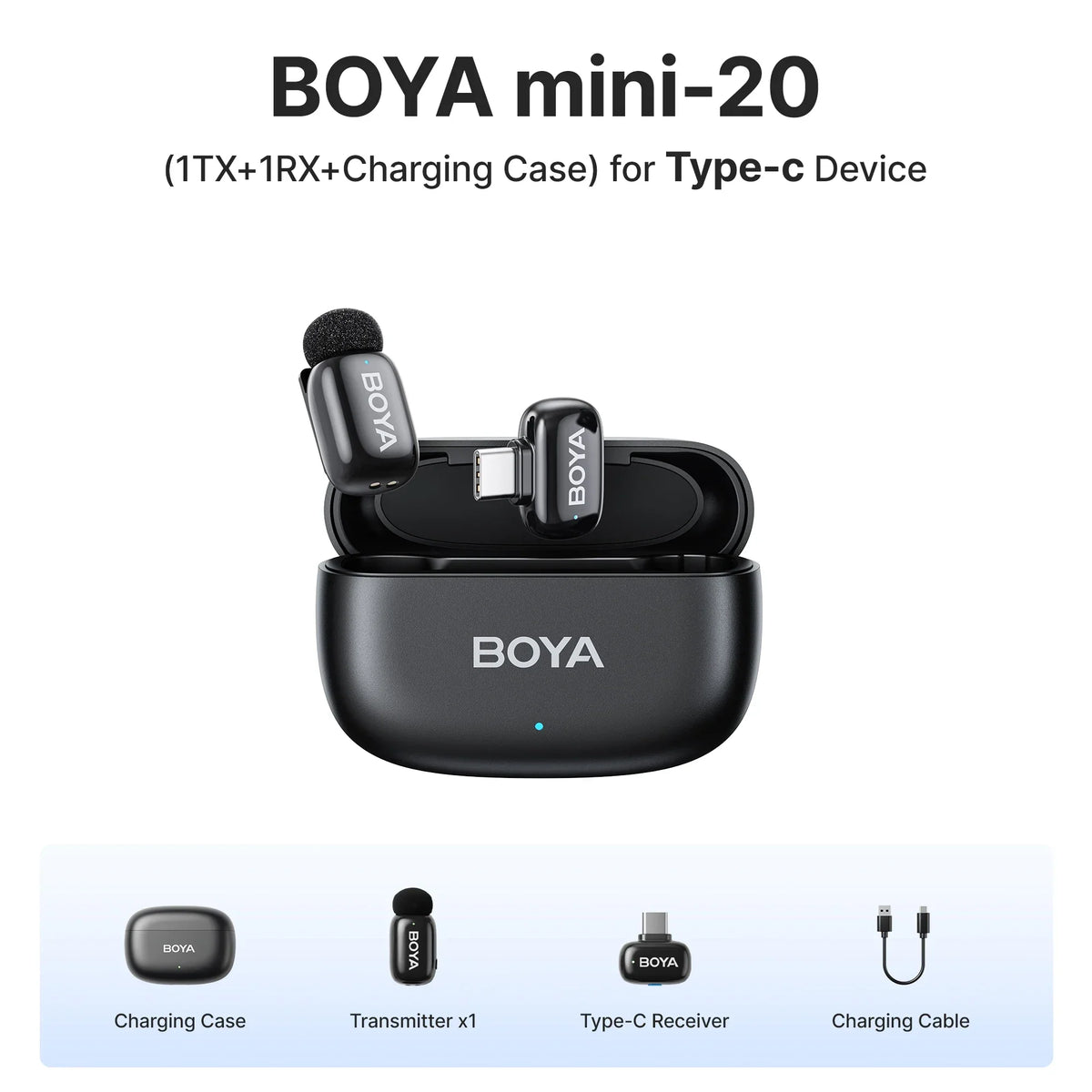 BOYA Mini Wireless Lavalier Lapel Microphone - Image 11