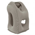Inflatable Travel Pillow with Patented Valve - grey