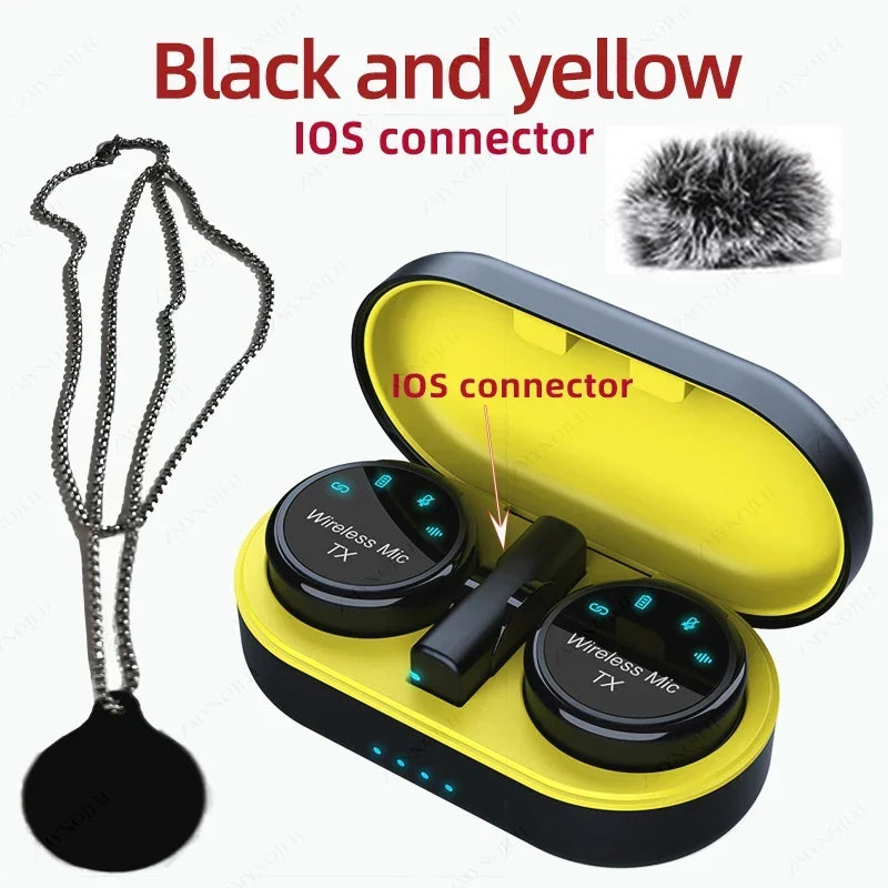 New Magnetic Wireless Lavalier Microphone - IOS-BY