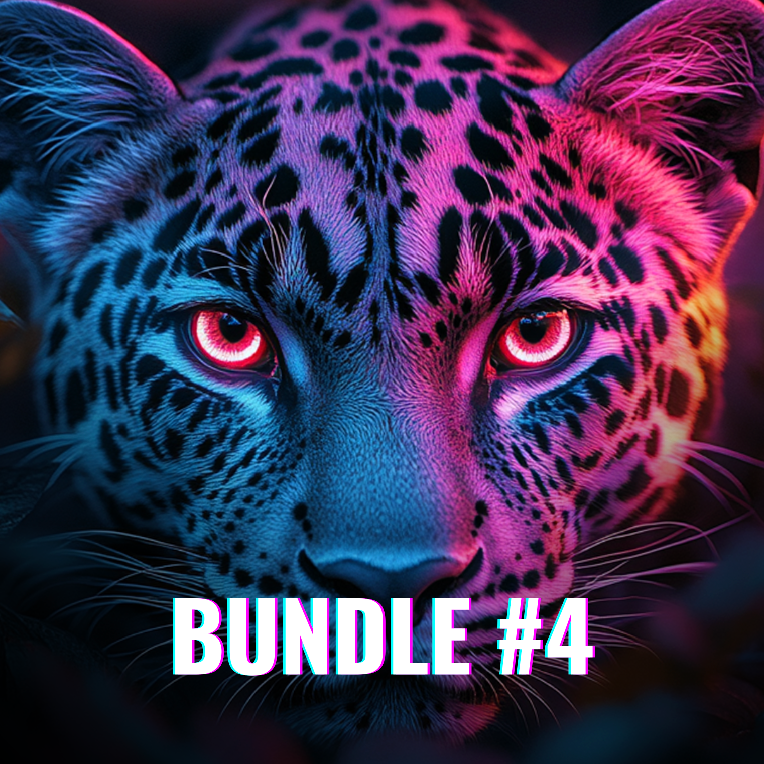 Neon Leopard Bundle #4