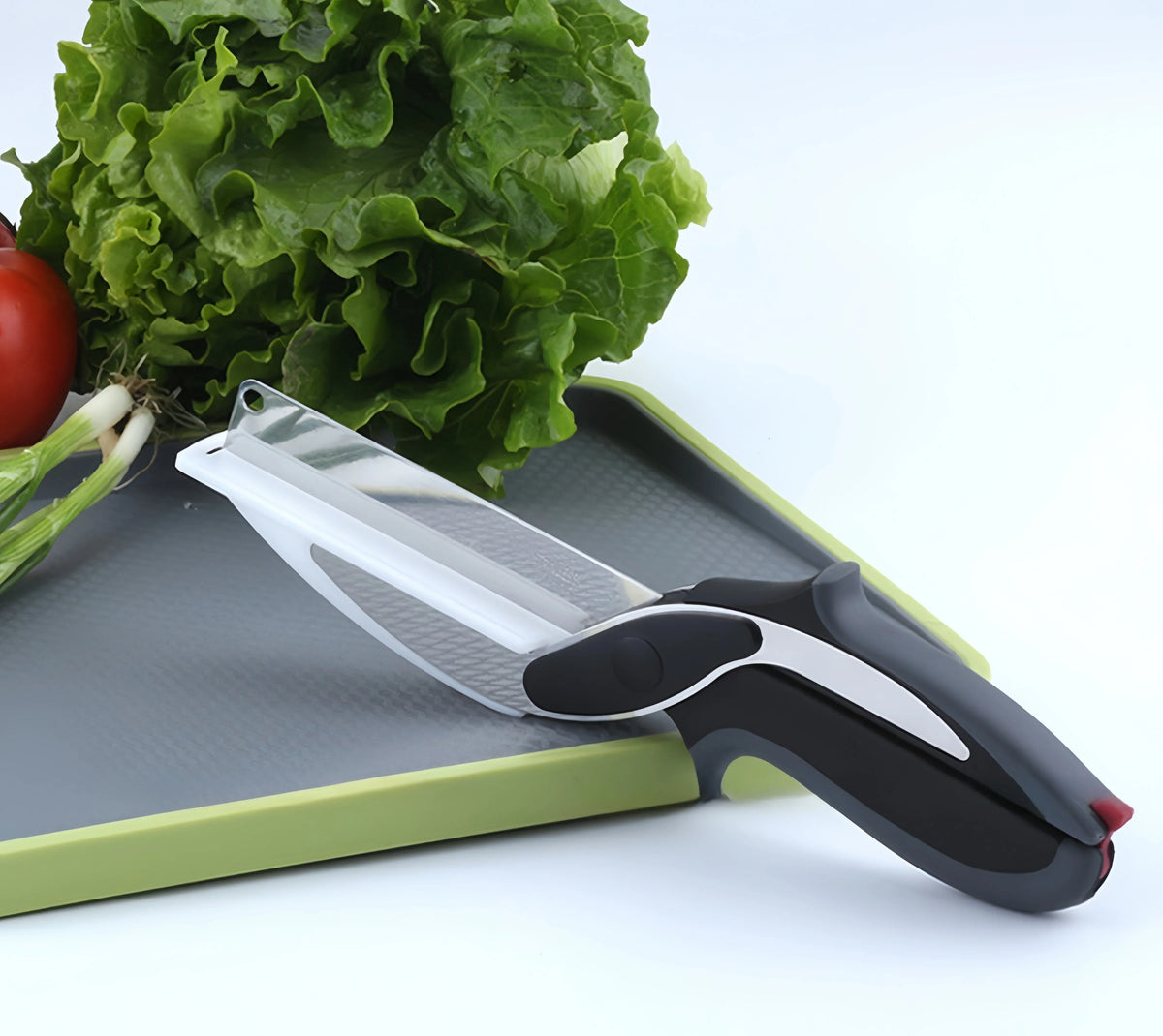 Multifunctional Separable Kitchen Knife, Cutting Board & Wavy Scissors - Image 9