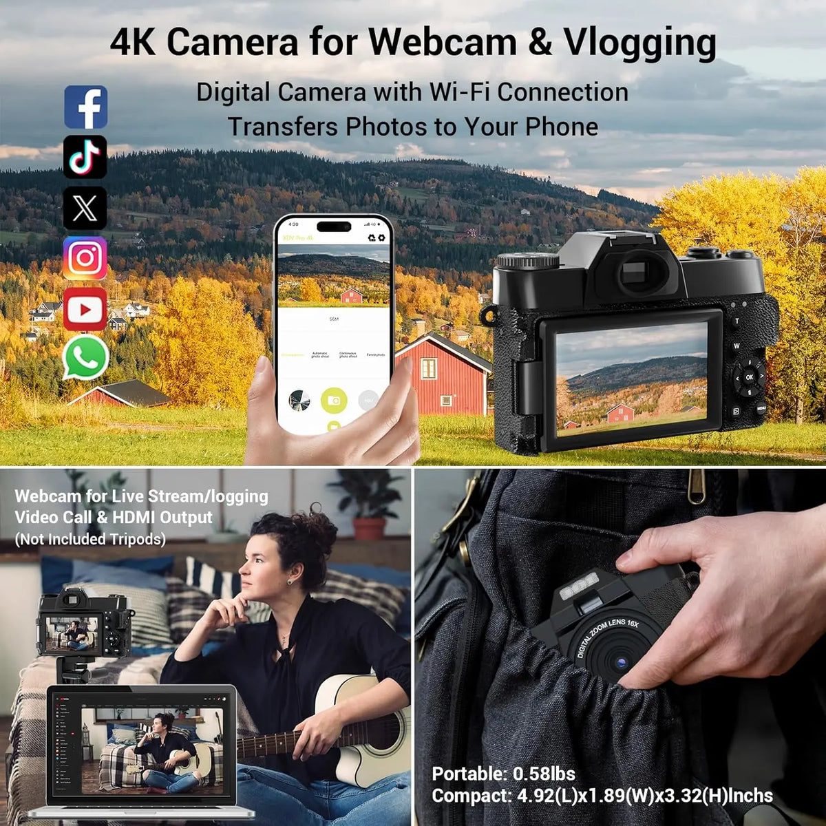 48MP Digital 4K Photography Camera - Image 6