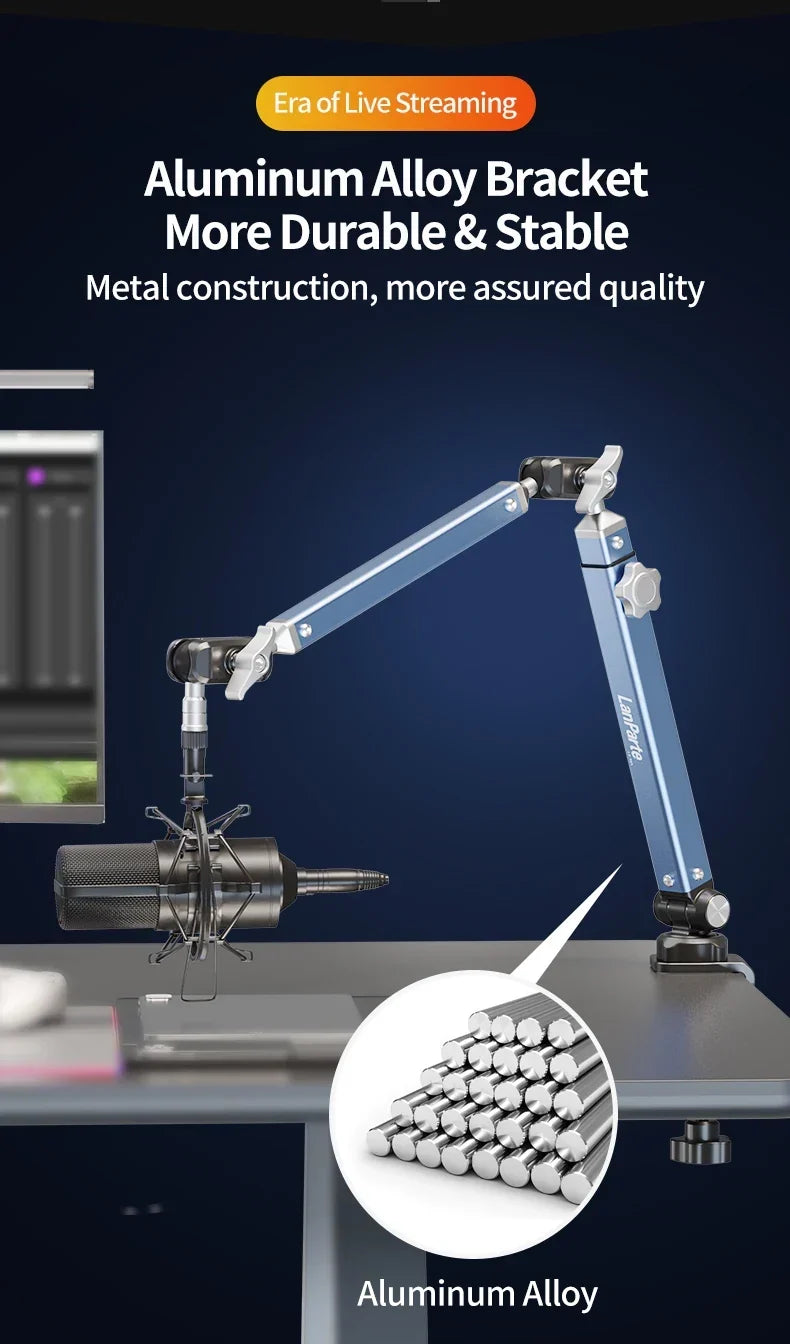 Mic Boom Arm Microphone Stand - Image 10