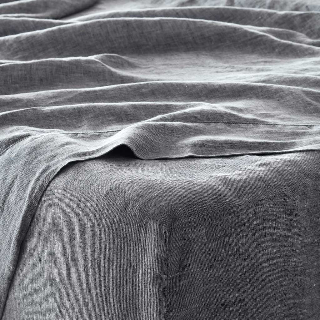 Stonewashed Linen Sheet Set - Image 40
