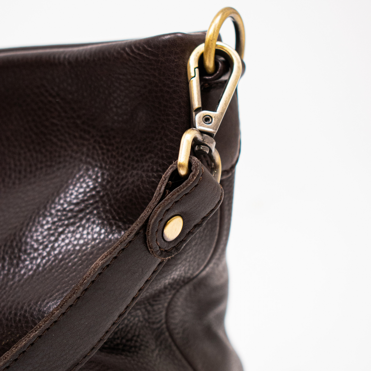 Tabor Milled Leather Crossbody Bag - Image 17