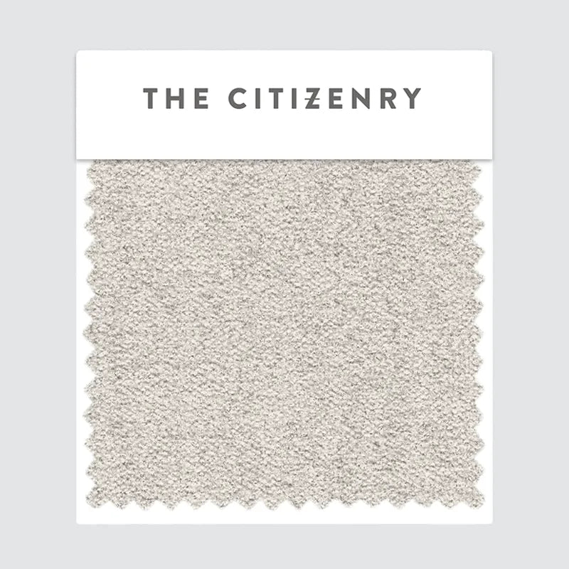 Tailored Boucle Upholstery Swatches - Snow