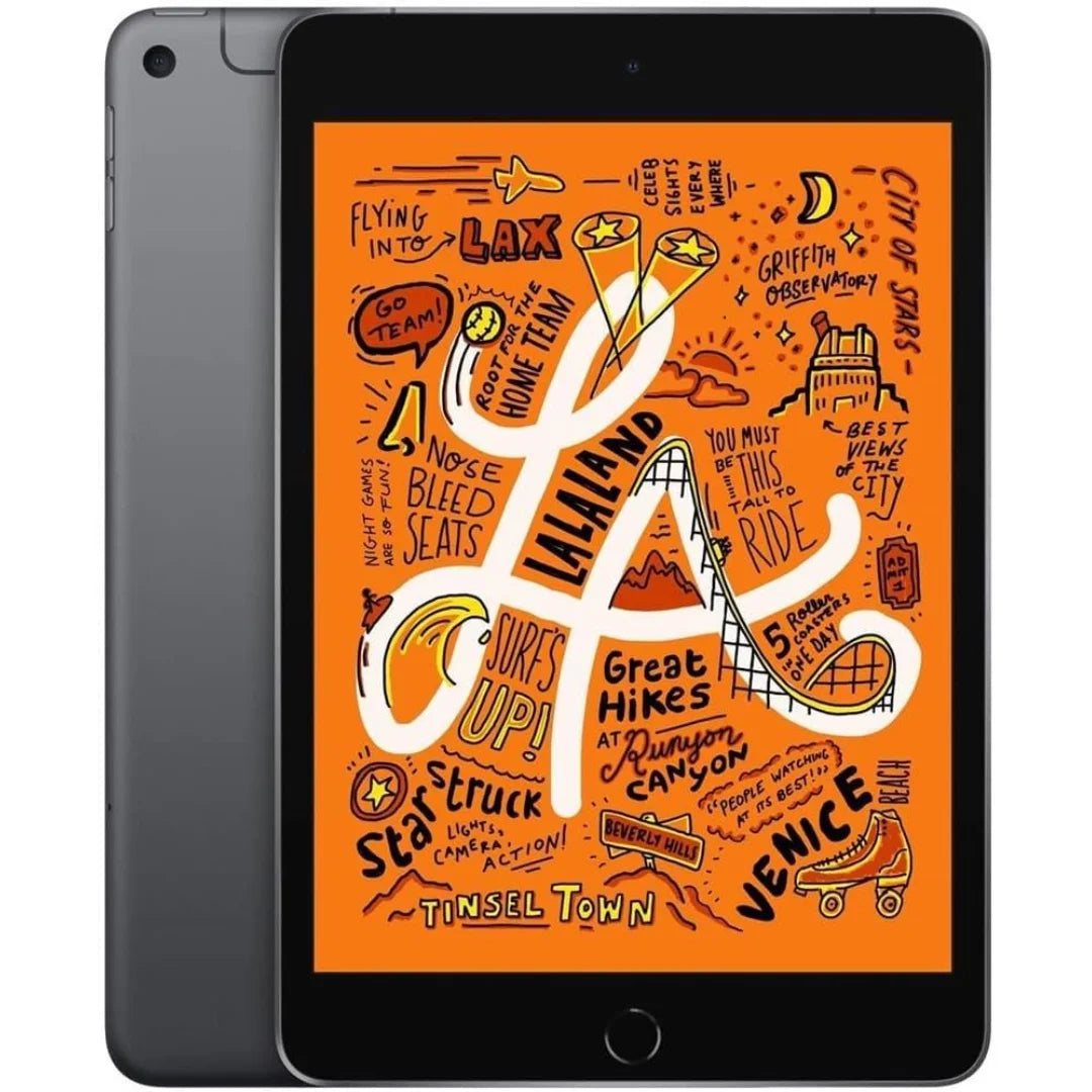Unlocked Apple iPad mini (5th Gen) ƒ?? 7.9" ƒ?? Wi-Fi + Cell ƒ?? 64GB ƒ?? Space Gray ƒ?? MUXF2LL/A