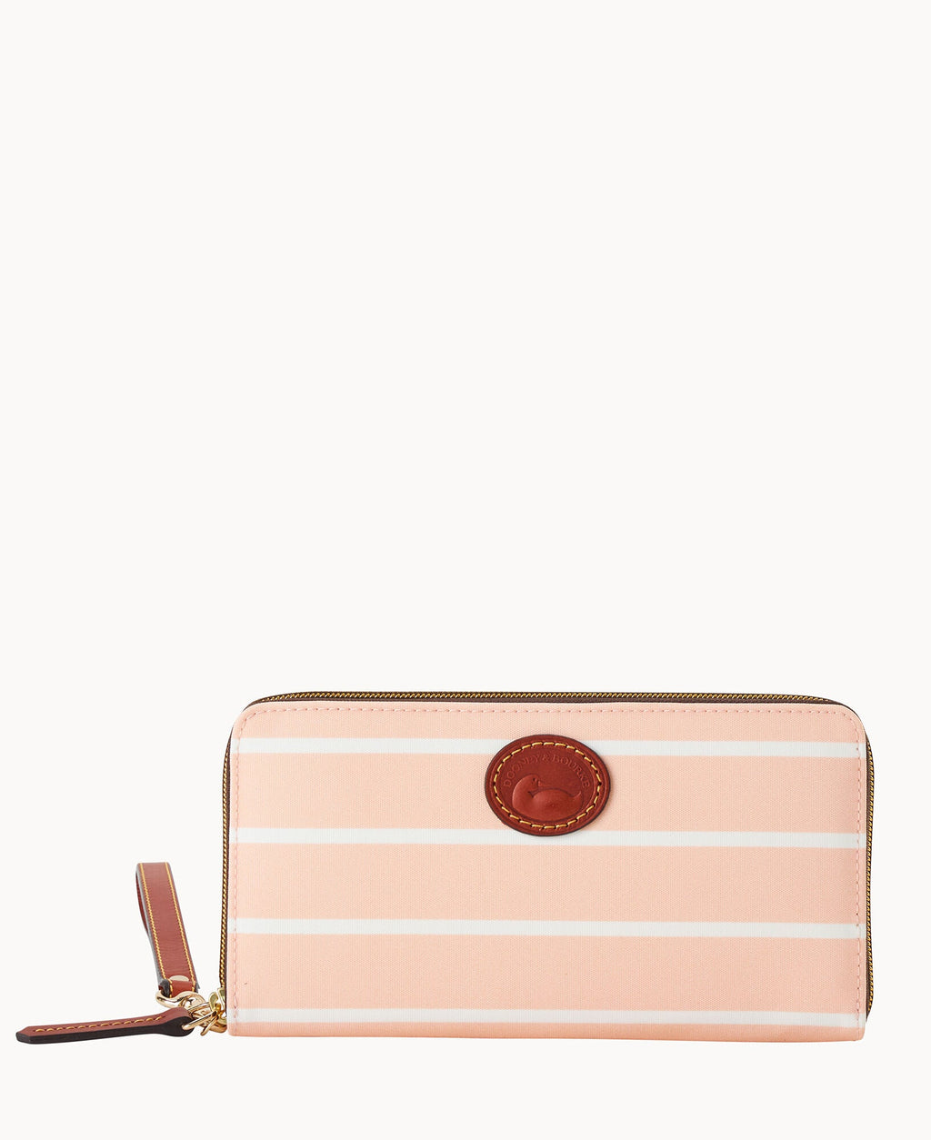 Eastham Large Zip Around Wristlet - Blush