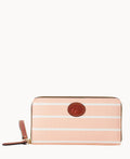 Eastham Large Zip Around Wristlet - Blush