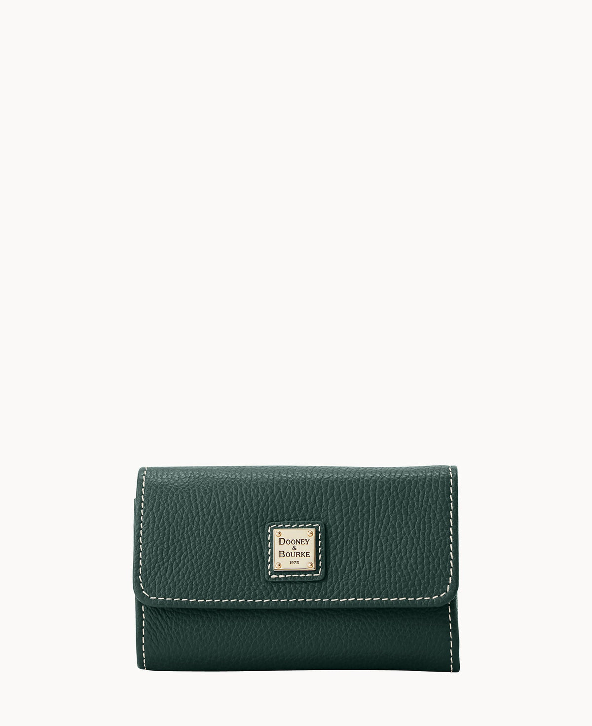 Lucca Leather Flap Wallet - Ivy