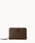 Florentine Medium Zip Around Wallet - Charcoal
