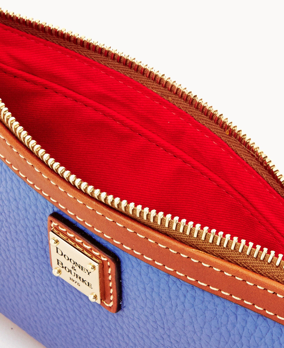 Pebble Grain Large Slim Wristlet - Image 42
