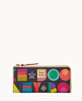 Art Deco Zip Clutch