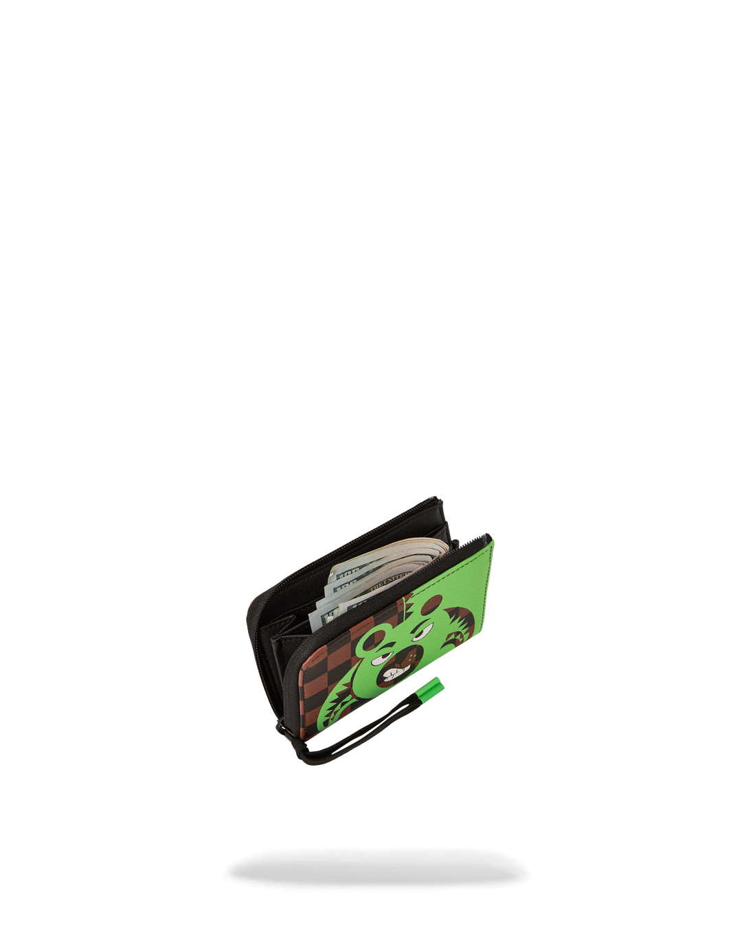 GREEN MONEY BEAR WALLET