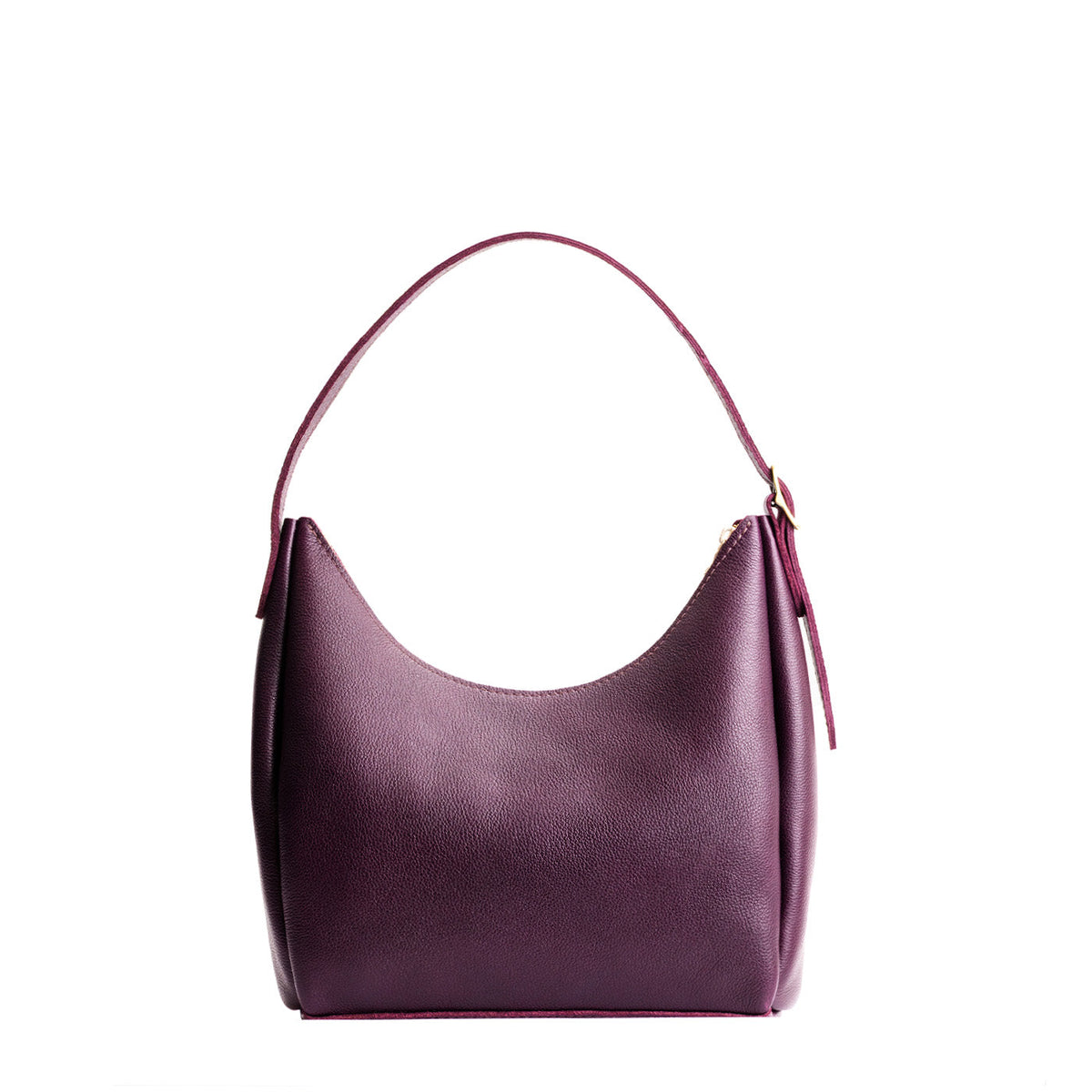 'Almost Perfect' Aspen Shoulder Bag - Plum / Medium