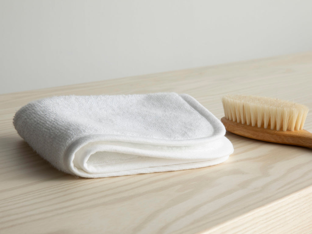 Organic Baby Washcloth (White) - Image 2