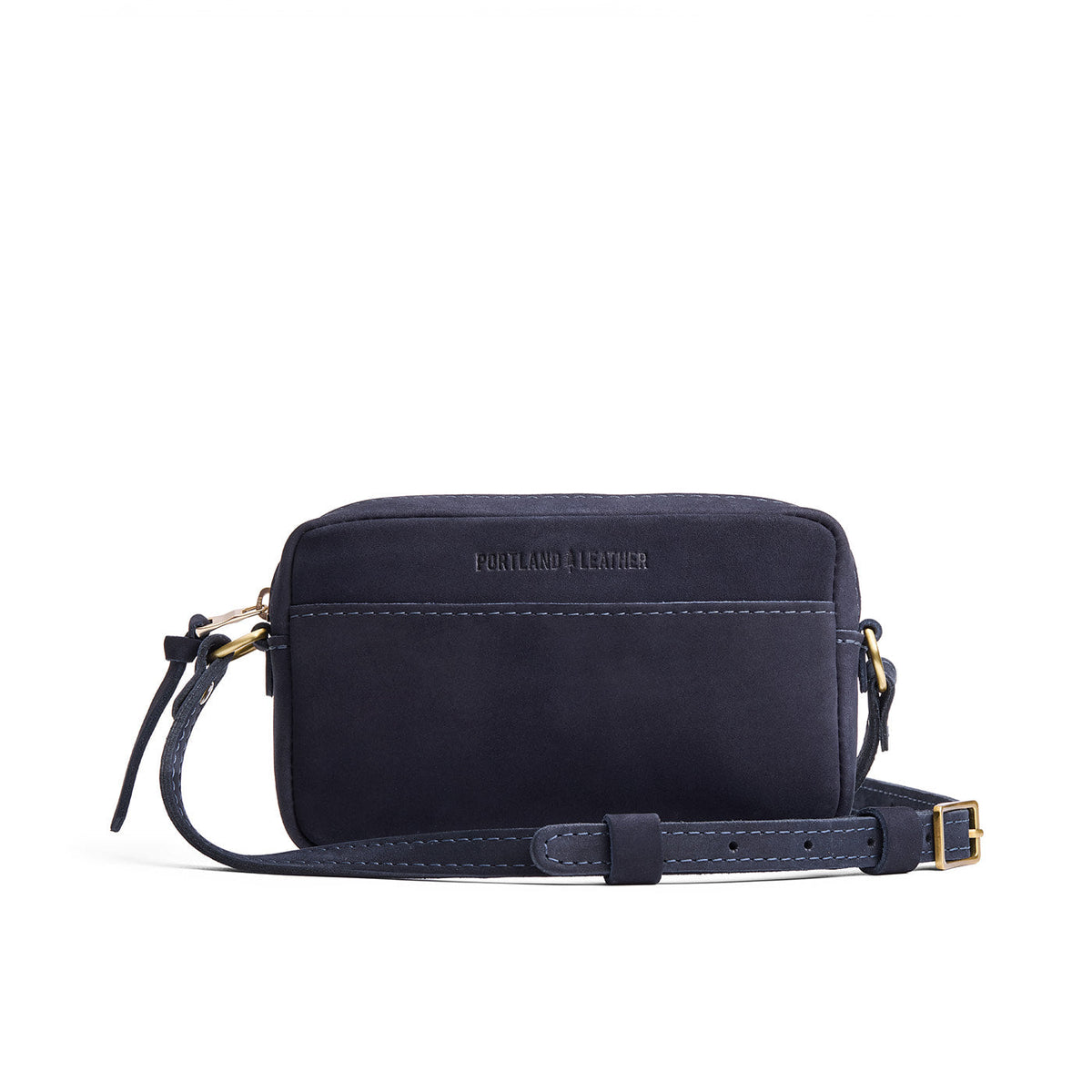 'Almost Perfect' Camera Bag Purse - Velvet Blue / Small