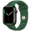 Apple Watch Series 7 (GPS, 41MM) - Green Aluminum Case with Clover Sport Band - MKN03LL/A