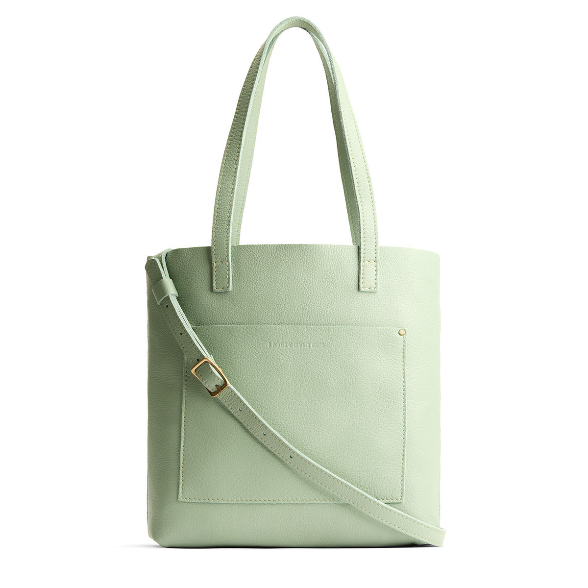 'Almost Perfect' Crossbody Tote - Pistachio / Classic