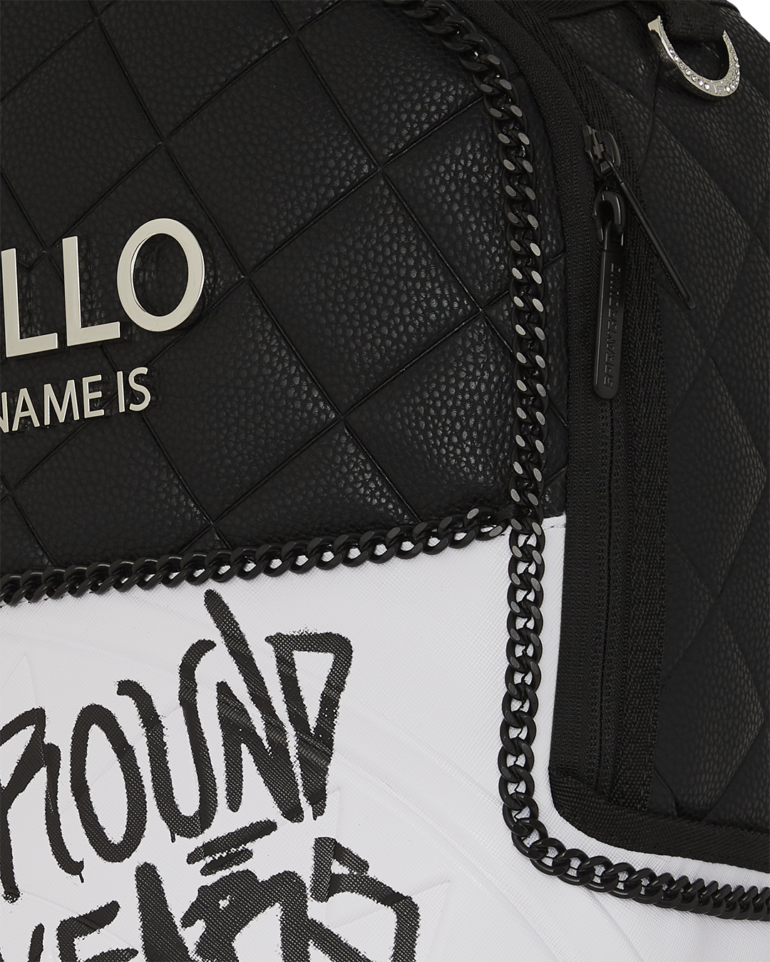 HELLO MY NAME IS 15 YEARS QUILTED BACKPACK (SUPER RARE)
