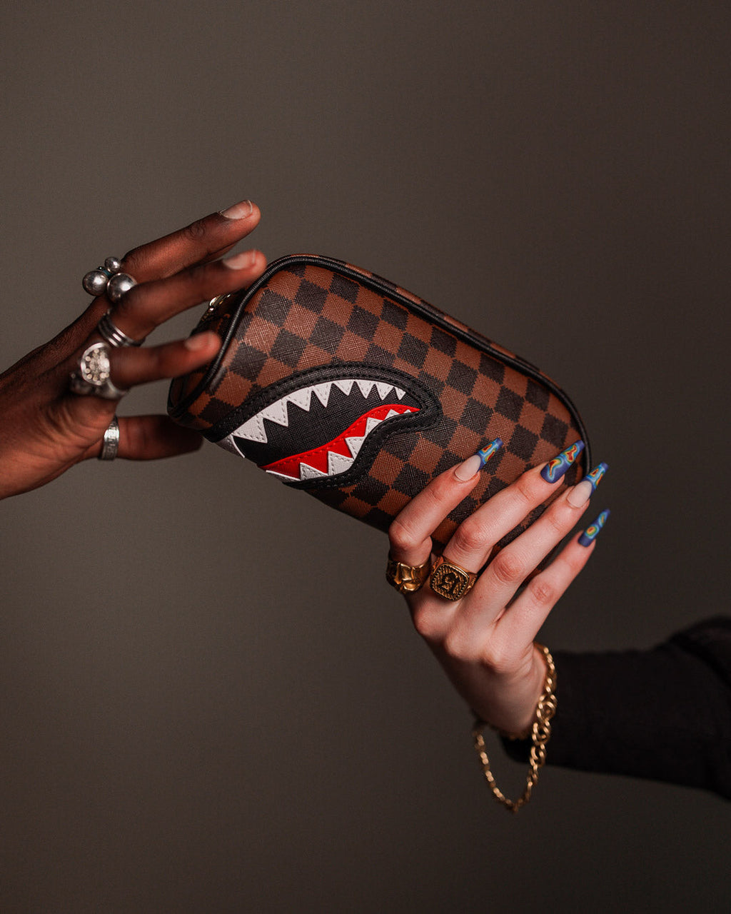 SAWTOOTH SHARKS IN PARIS POUCH