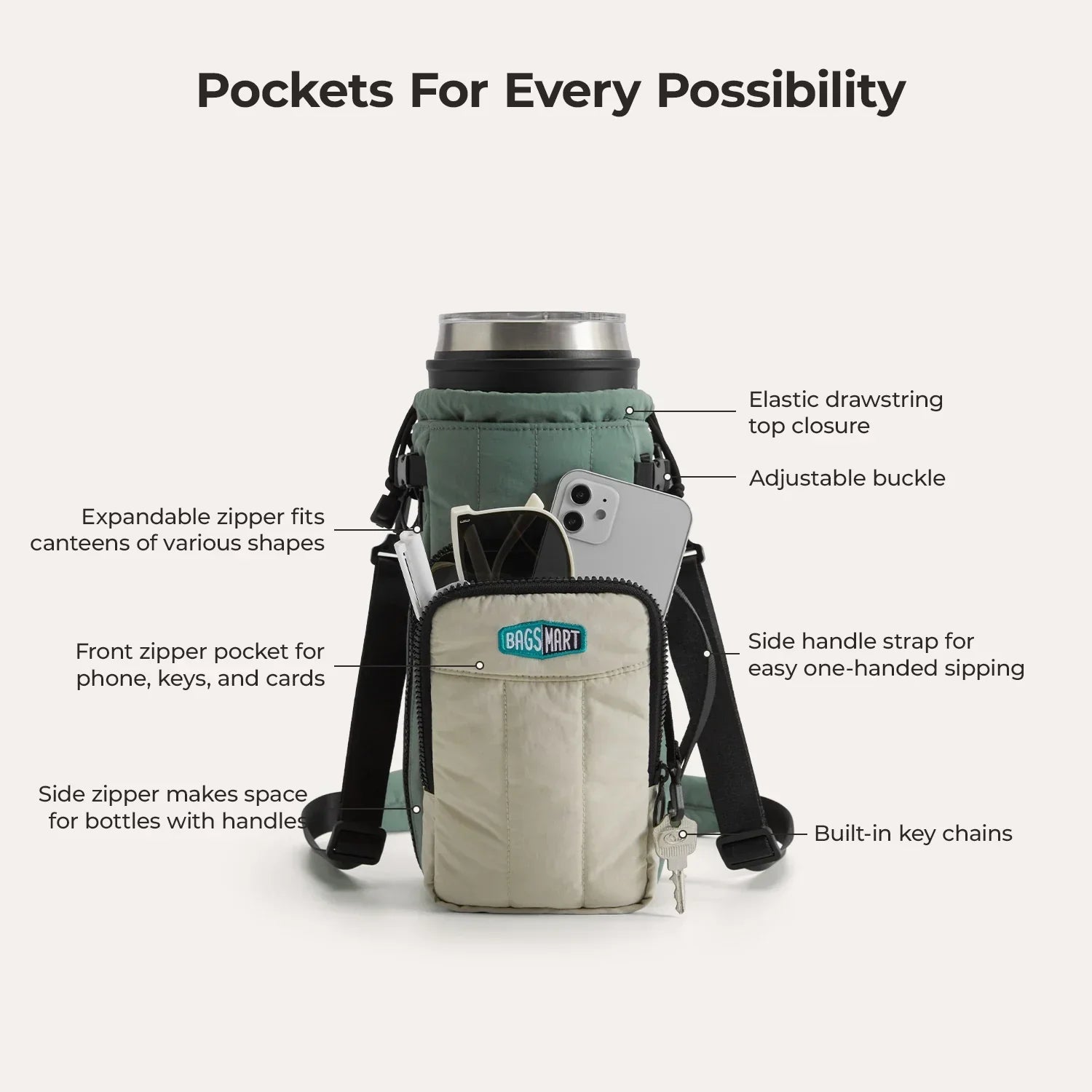 Paz Water Bottle Sling