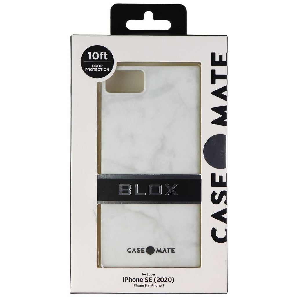 Case-Mate BLOX Series Case for Apple iPhone SE (2nd Gen) / 8 / 7 - White Marble - New - Image 4