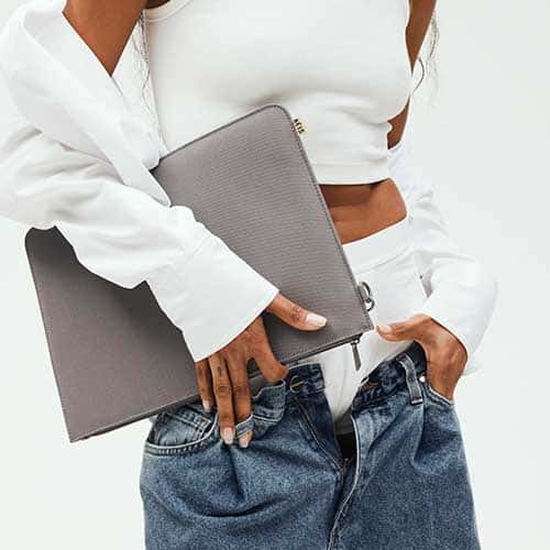 The B�ISics Laptop Pouch in Grey