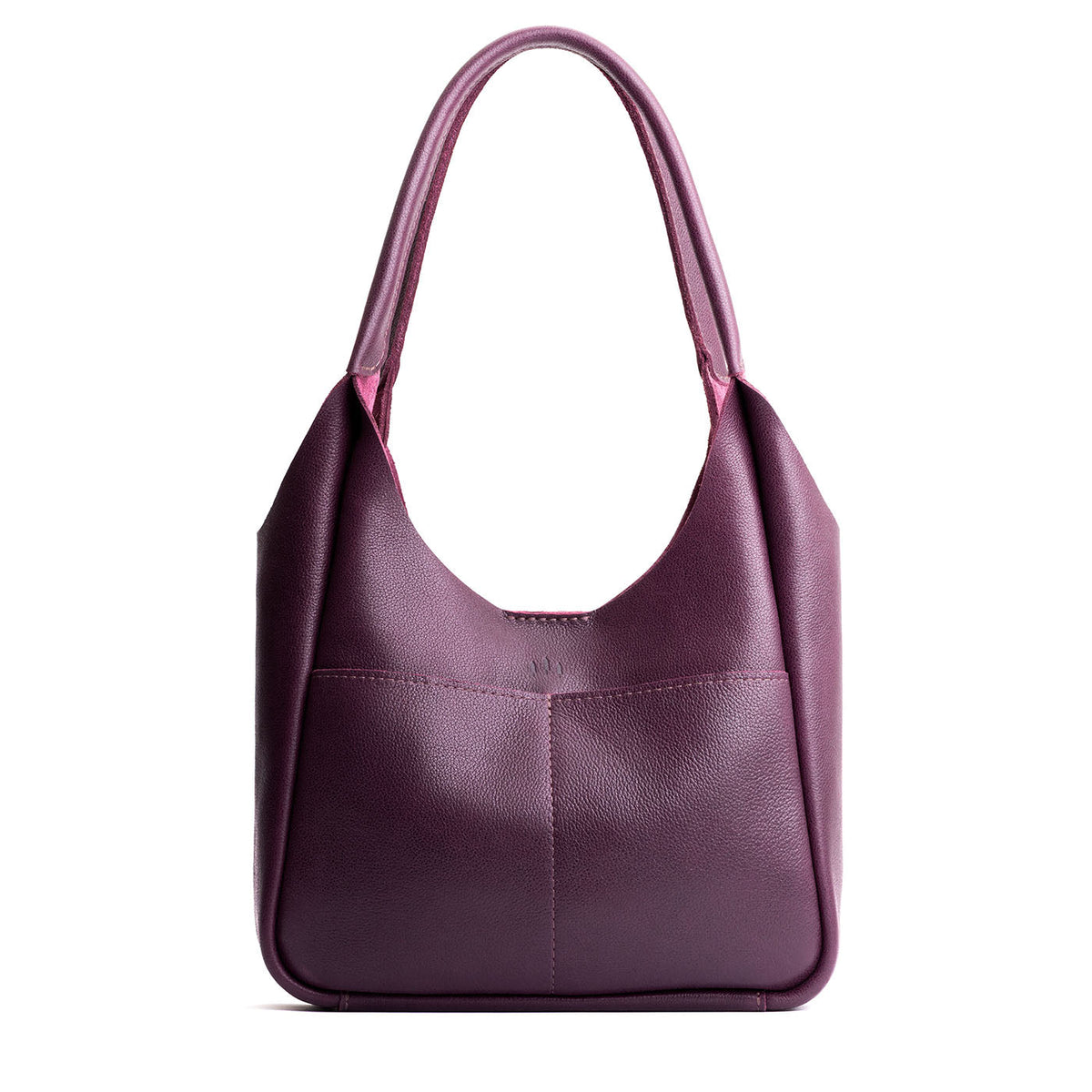 'Almost Perfect' Madison Shoulder Bag - Plum / Large