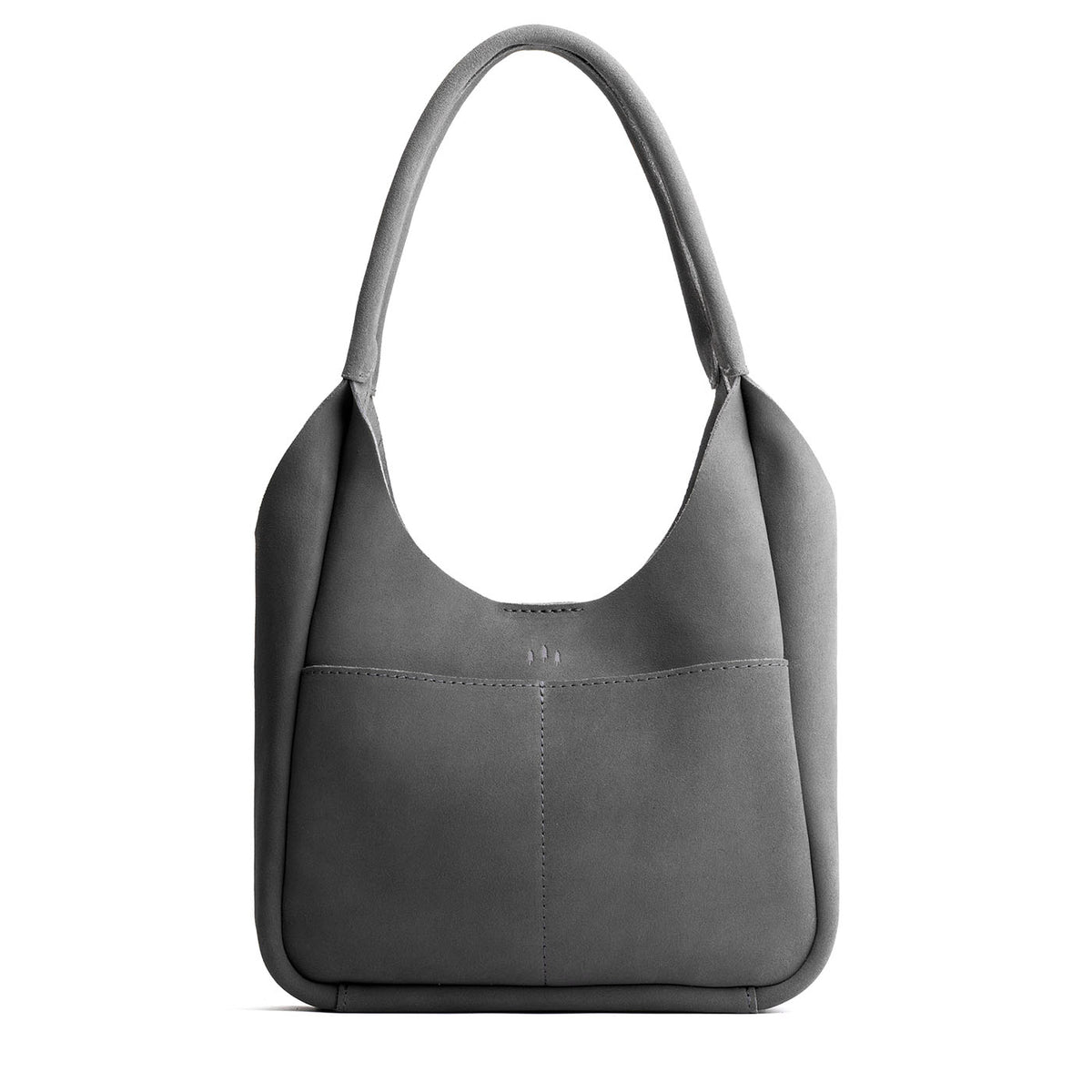 'Almost Perfect' Madison Shoulder Bag - Smoke Grey / Large