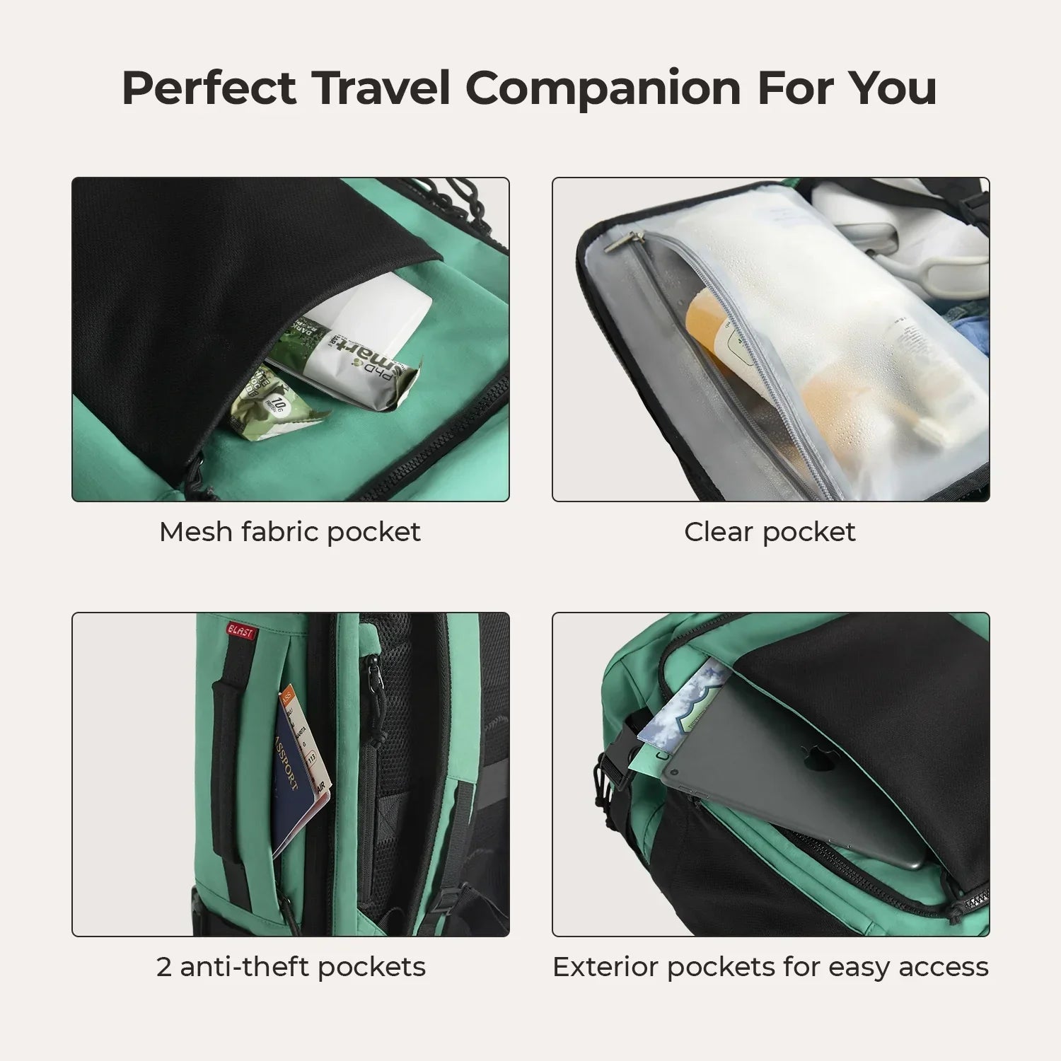 Blast Mesh Travel Backpack