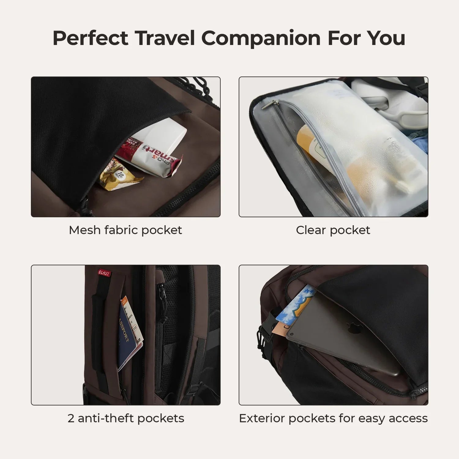 Blast Mesh Travel Backpack