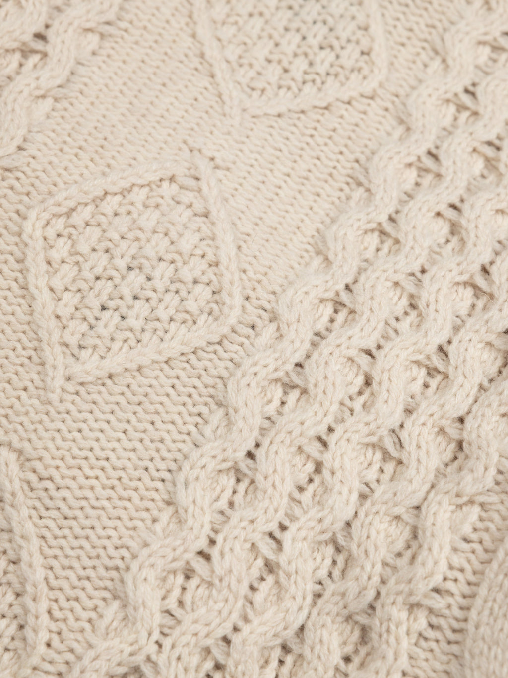Women's Nova Aran Knit Jumper - Image 8