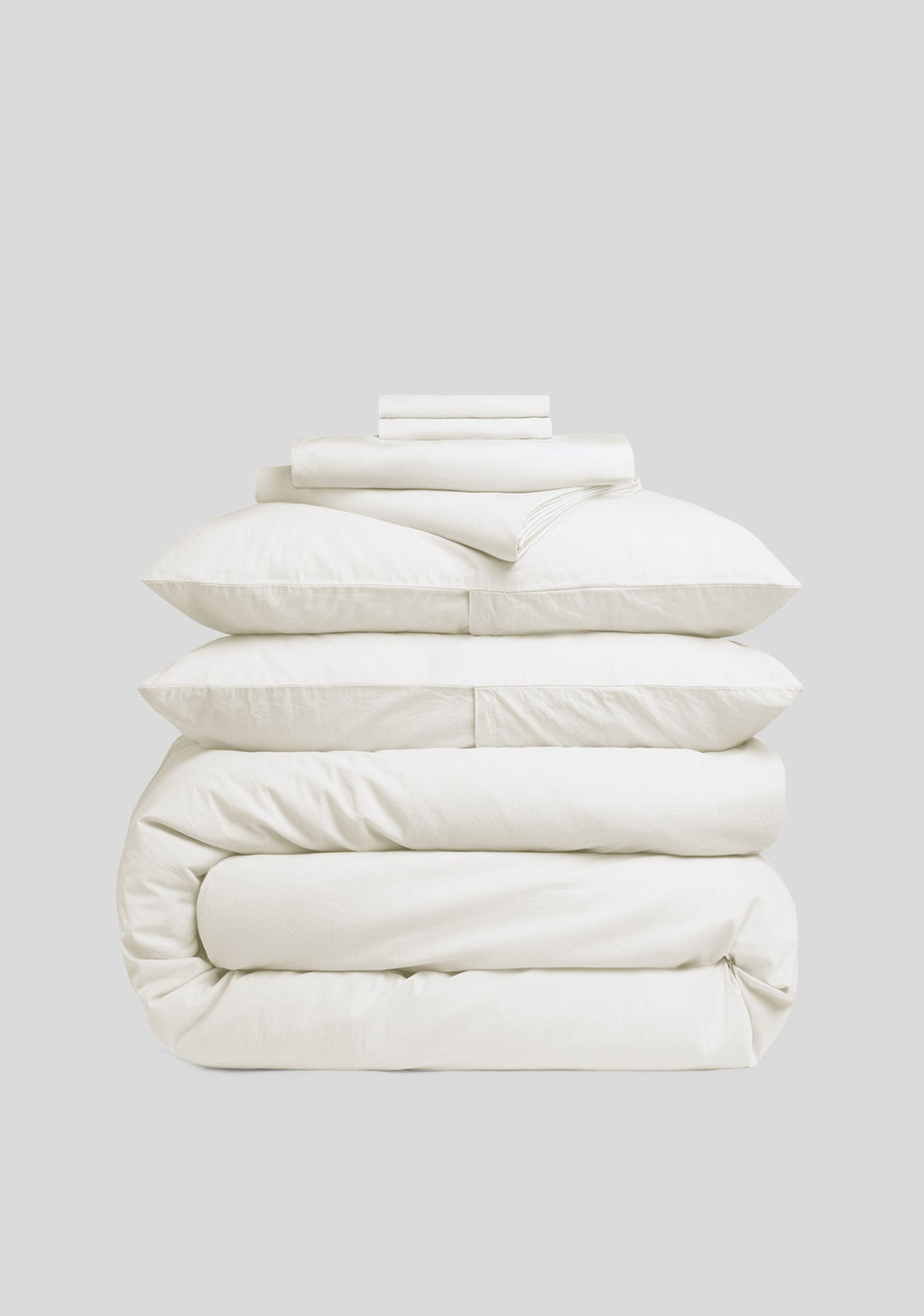 Percale Bundle - Cream TW/XL