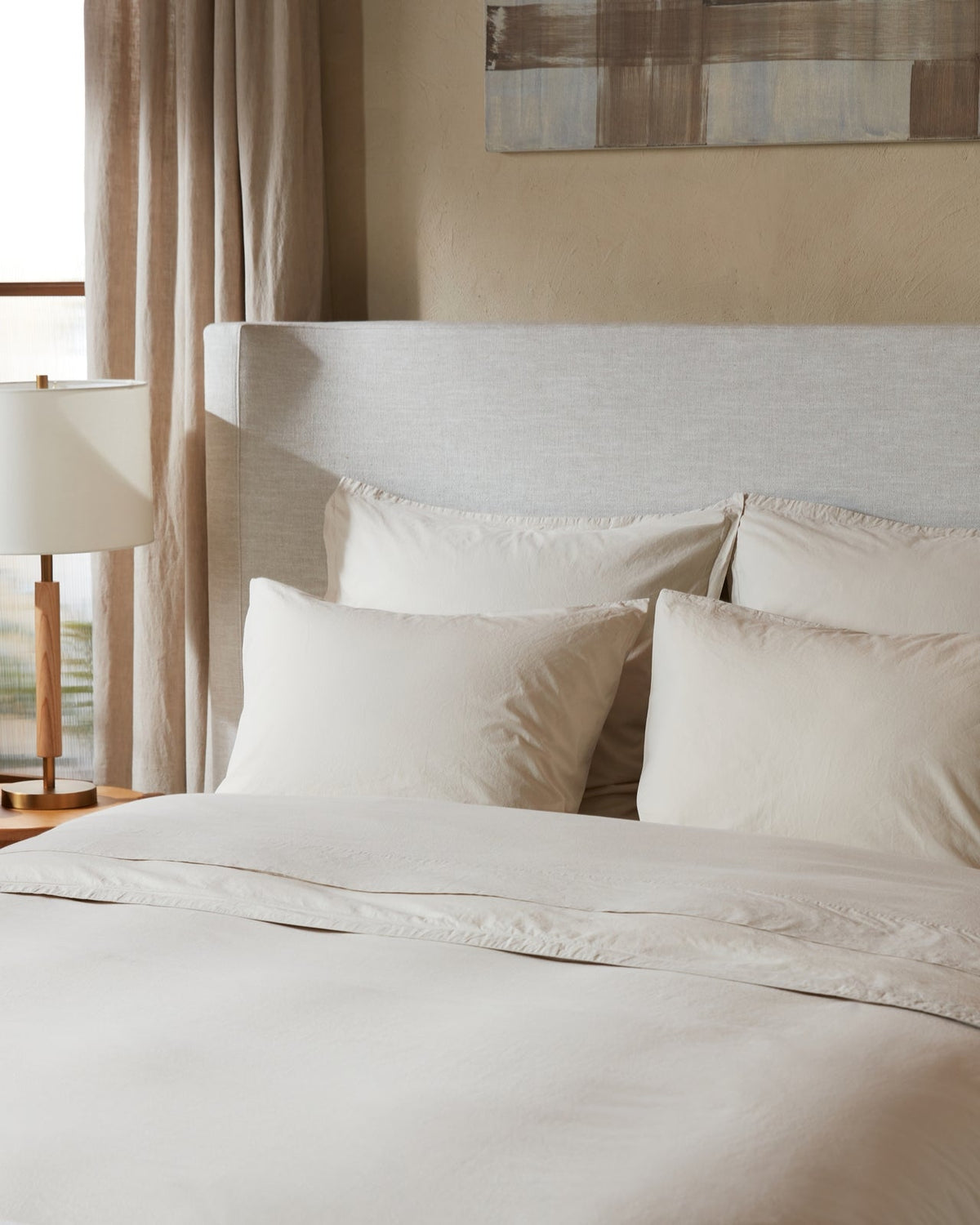 Percale Top Sheet (Bone) - Image 4