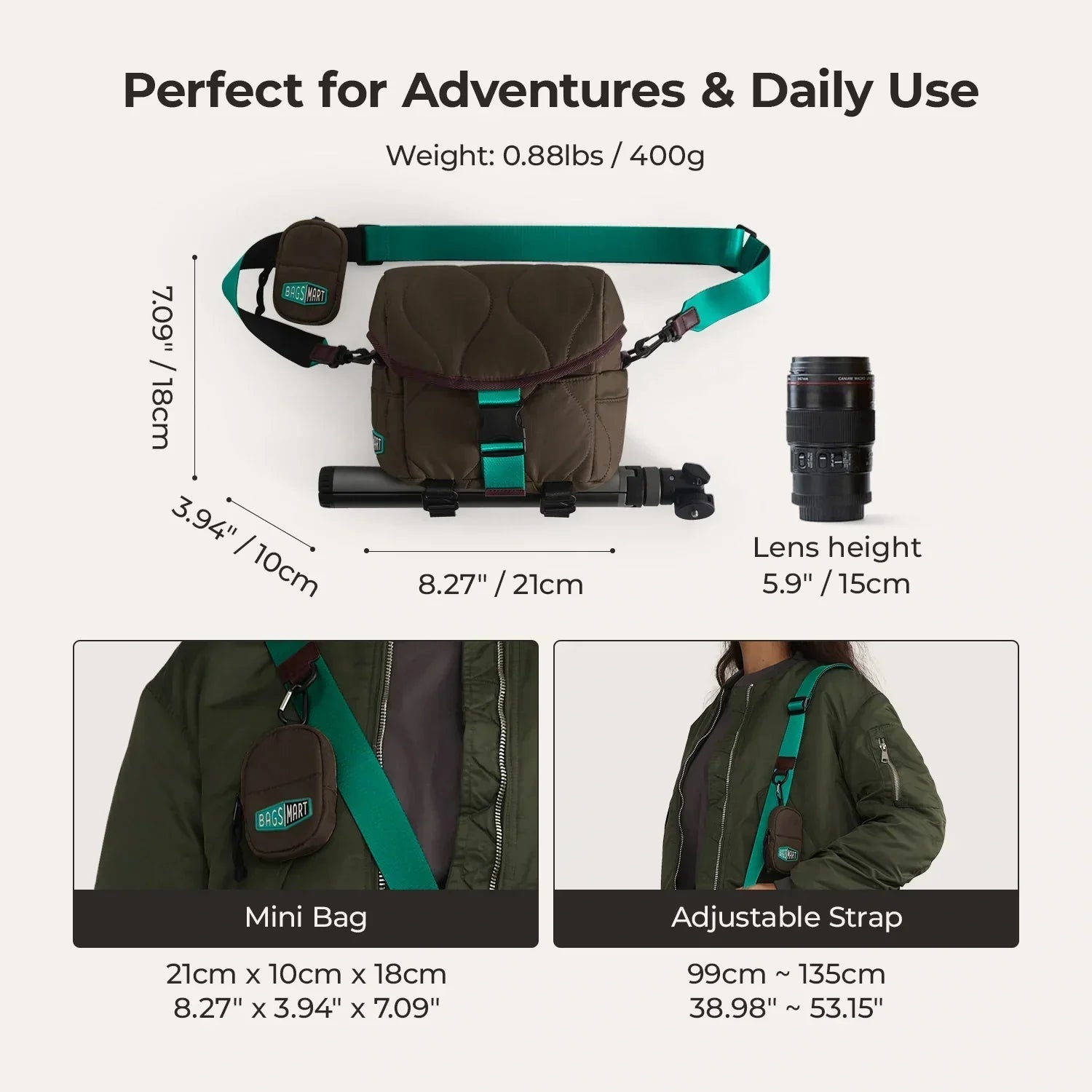 Paz 4L Camera Sling